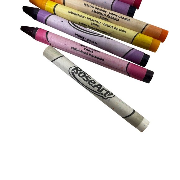 RoseArt 23 Count Crayons Retro Retired Featuring Retired Dandelion Color - Picture 2 of 10
